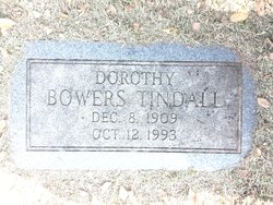 Dorothy Estella <I>Bowers</I> Tindall 