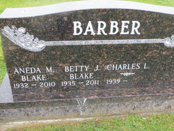 Betty J. <I>Blake</I> Barber 