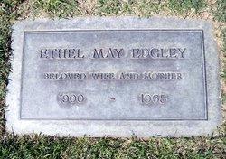Ethel May <I>Lewenstein</I> Edgley 