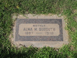 Alma Mattie <I>Weatherford</I> Sudduth 