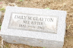 Emily M <I>Ritter</I> Clayton 