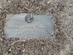 Sarah Latrelle <I>Acree</I> Gammage 