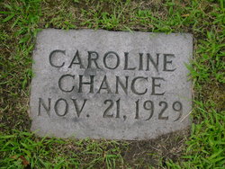 Caroline <I>Davis</I> Chance 