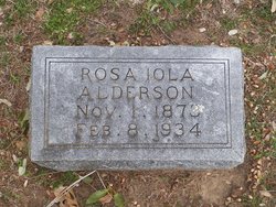 Rosa Iola <I>Hudson</I> Alderson 