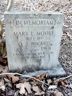 Mary L. <I>Moore</I> Rikard 