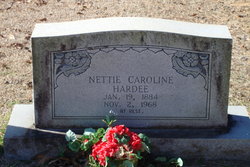 Nettie Caroline <I>Hardee</I> Hickman 