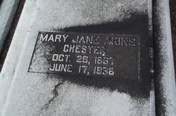 Mary Jane <I>Akins</I> Chester 
