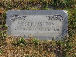 Jedediah William “Jeddie” Ashton Jr.