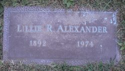 Lillie A. <I>Rhodes</I> Alexander 