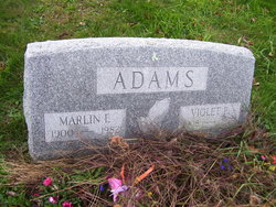 Marlin E Adams 