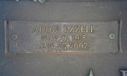 Addie <I>Ezzell</I> Adams 