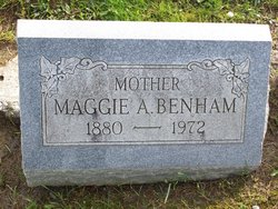 Maggie Alice <I>Forshee</I> Benham 