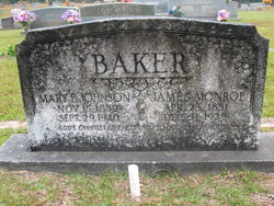 Mary Elizabeth <I>Johnson</I> Baker 