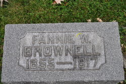Frances “Fannie” <I>Wilson</I> Brownell 
