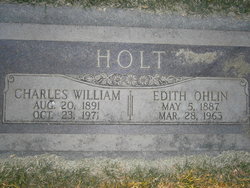Edith <I>Ohlin</I> Holt 