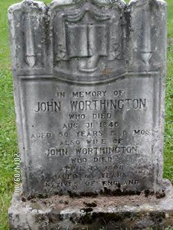 Mary Ann <I>Fawcett</I> Worthington 