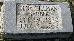 Lena May <I>Tillman</I> Barber 