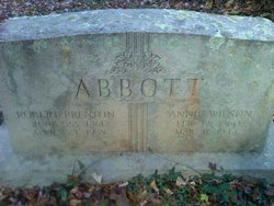 Annie Jefferson <I>Wilson</I> Abbott 