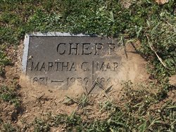 Martha C “Mattie” <I>Barlow</I> Cherry 