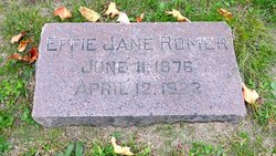 Effie Jane <I>Rimer</I> Romer 