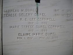 Marie Terese Durel Cornwell 