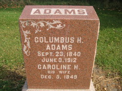 Caroline Hasseltine <I>Reece</I> Adams 