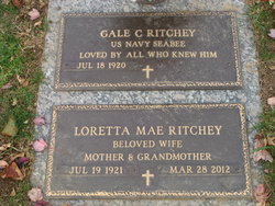 Loretta Mae <I>Pellegrene</I> Ritchey 