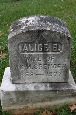Alice B <I>Healy</I> Spencer 