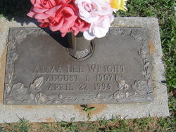 Alma <I>Lee</I> Wright 