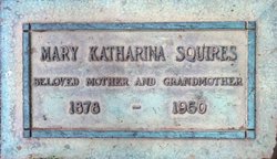 Mary Katherina “Kitty” <I>Martin</I> Squires 