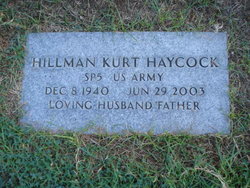 SPC Hillman Kurt Haycock 