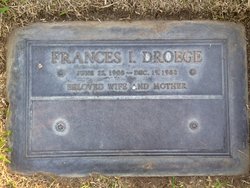 Frances Idell <I>Waterman</I> Droege 