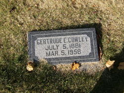 Gertrude Edna <I>May</I> Cowley 