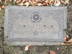 Bertha Dell <I>Brady</I> Bair 