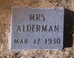 Mrs Alderman 