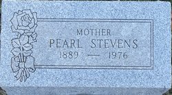 Mrs Jessie Pearl <I>Hayes</I> Stevens 