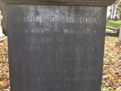 Lydia B. <I>Robinson</I> Anthony 