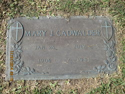 Mary Julia Cadwalder 