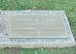 Eva May <I>Womack</I> Olivier 