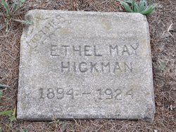 Ethel May <I>Clevenger</I> Hickman 