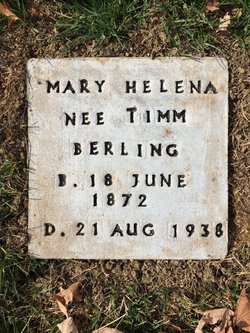 Mary Helena <I>Timm</I> Berling 