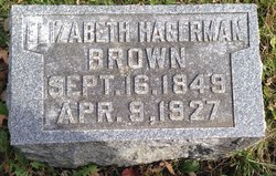 Elizabeth <I>Hagerman</I> Brown 