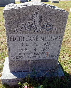 Edith Jane Mullins 