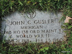 John C “Johnny” Gusler 