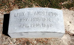Lucy J. Clark <I>Whitehead</I> Anderson 