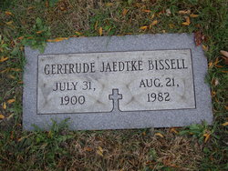 Gertrude O <I>Jaedtke</I> Bissell 
