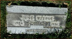 June Lucille Wlecke 