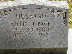 Willie J. Back 