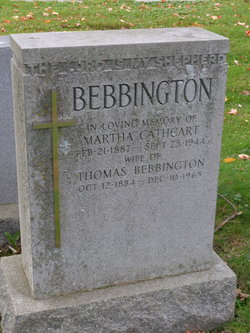 Martha <I>Cathcart</I> Bebbington 