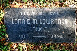 Lonnie Monroe “Buck” Lowrance 